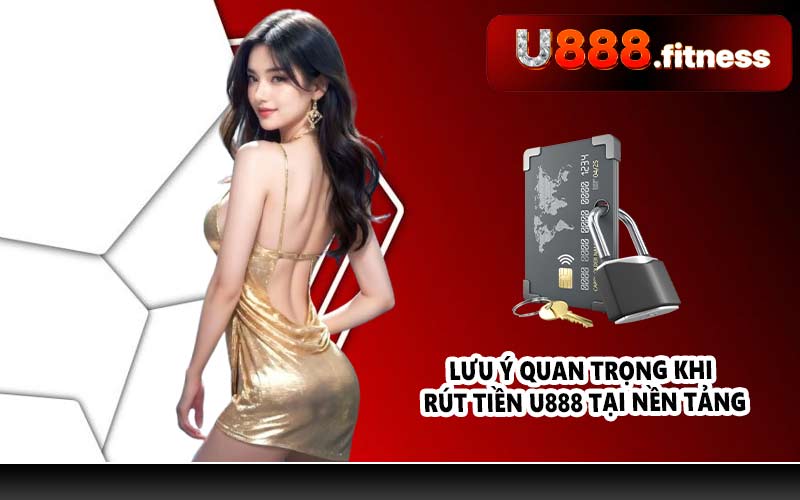 Lưu ý quan trọng khi rút tiền U888 tại nền tảng